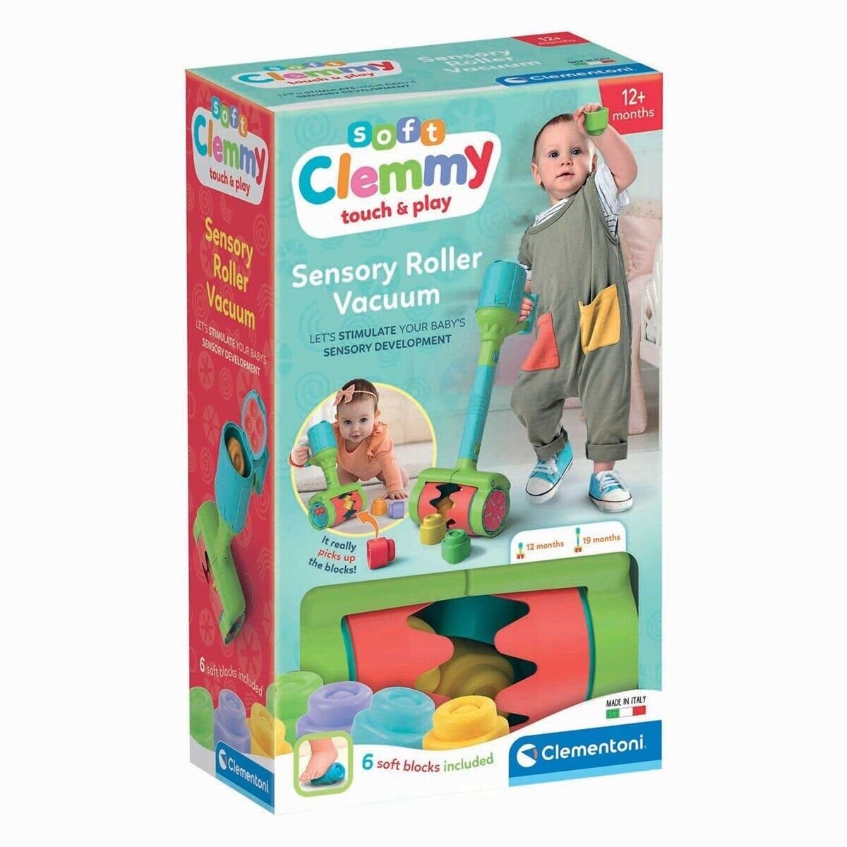Clementoni Baby  Soft Clemmy Duyusal Vakumlu Süpürge 17975