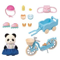 Sylvanian Families Bisiklet ve Paten Seti Panda Kız 5652