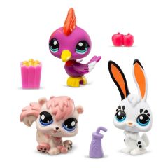 Littlest Pet Shop Minişler 3’lü Figür Seti S2  Tavşan  Ağaçkakan Sincap