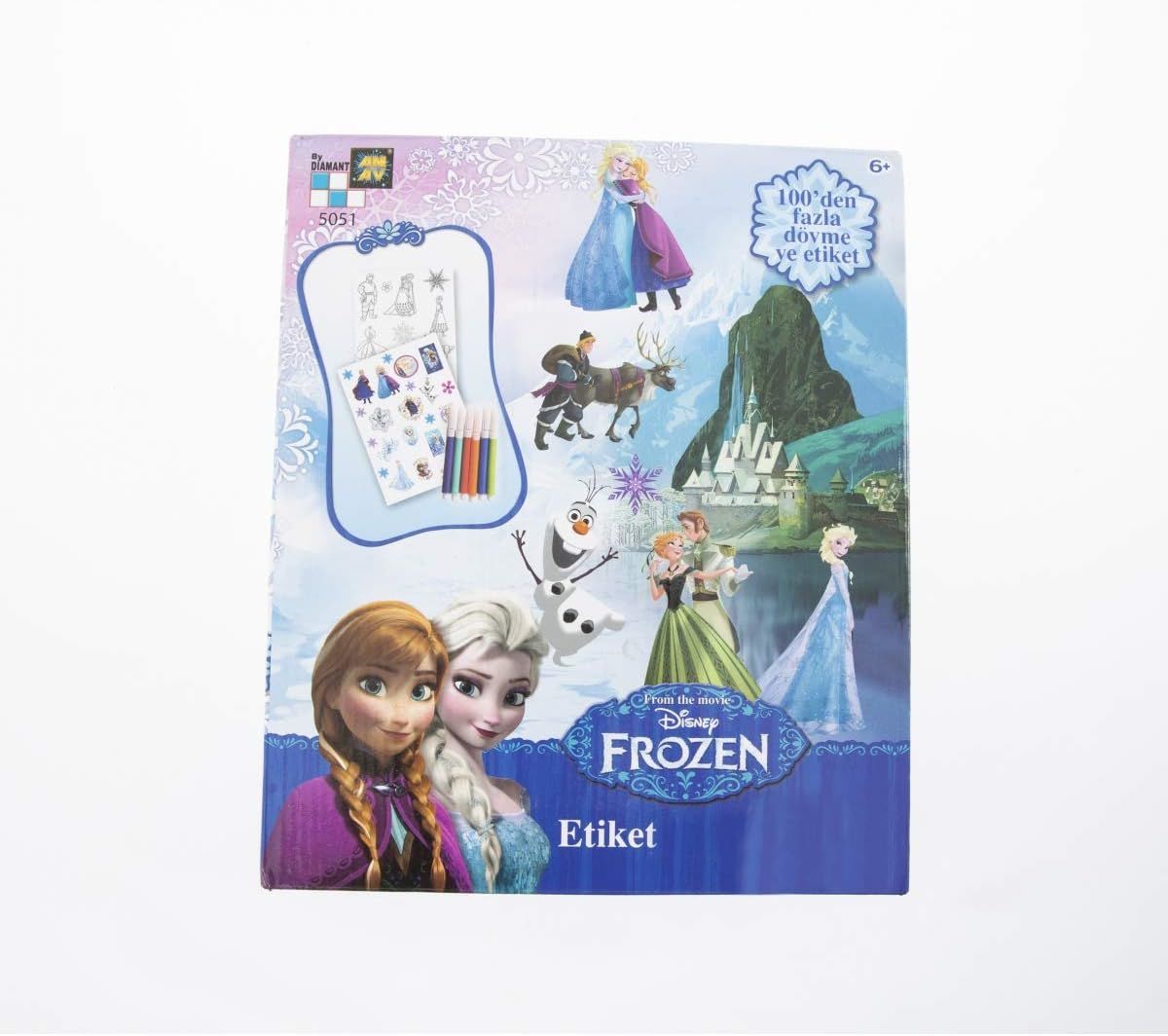 EVRENSEL DİSNEY FROZEN 5051 ML ETİKET VE DÖVME SETİ 6+