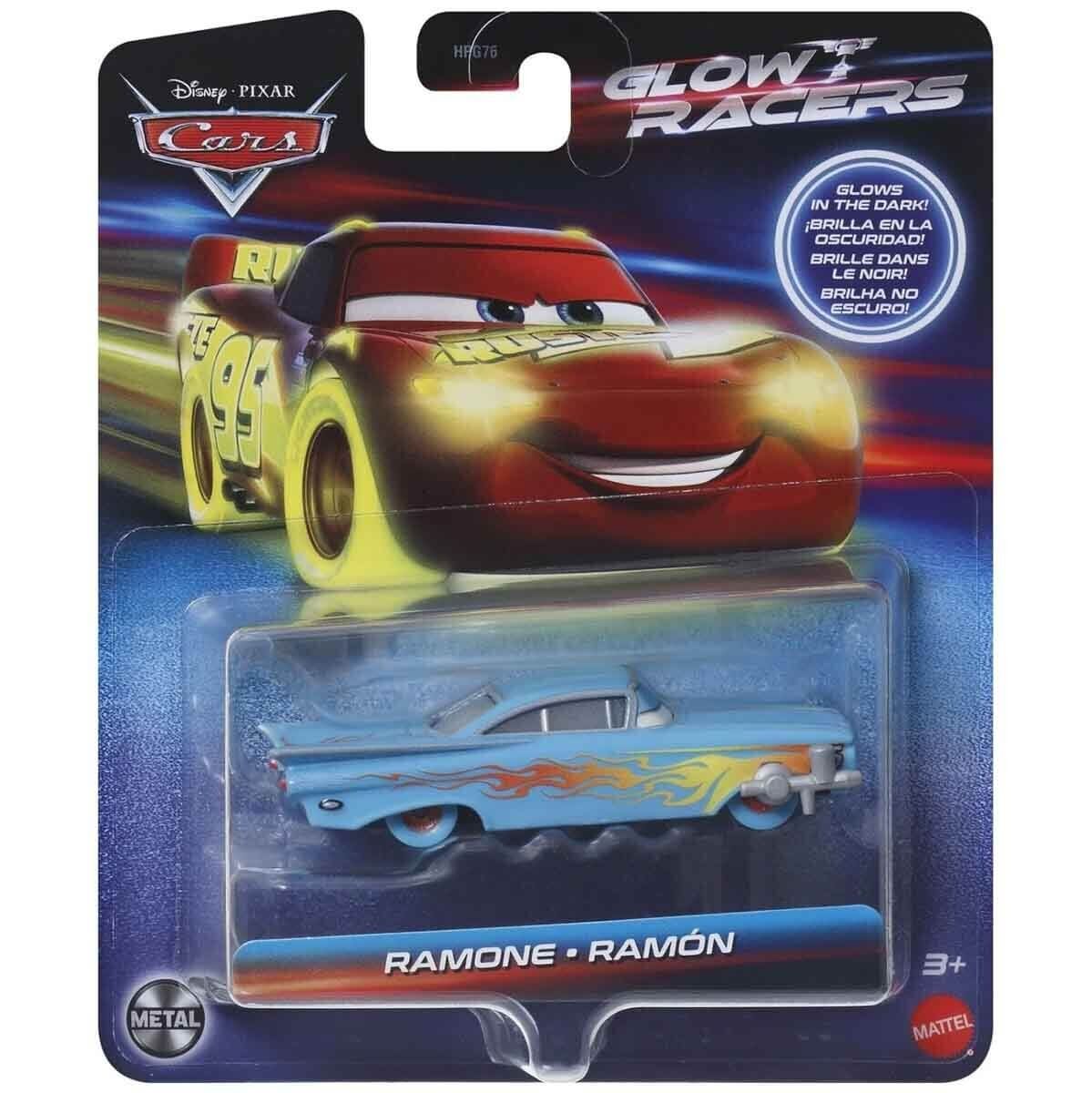 Cars Karanlıkta Parlayan Yarışçılar Tekli Karakter Araçlar HPG79