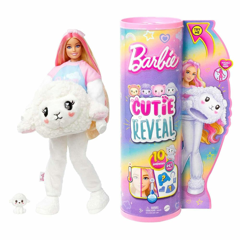 BARBİE CUTİE REVEAL BEBEKLER  BARBİE SEVİMLİ KOSTÜMLER SERİSİ HKR03