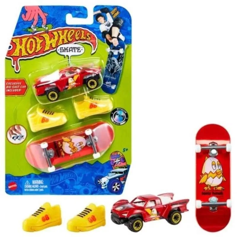 Hot Wheels Skate Parmak Kaykay ve Ayakkabı Paketleri HGT72