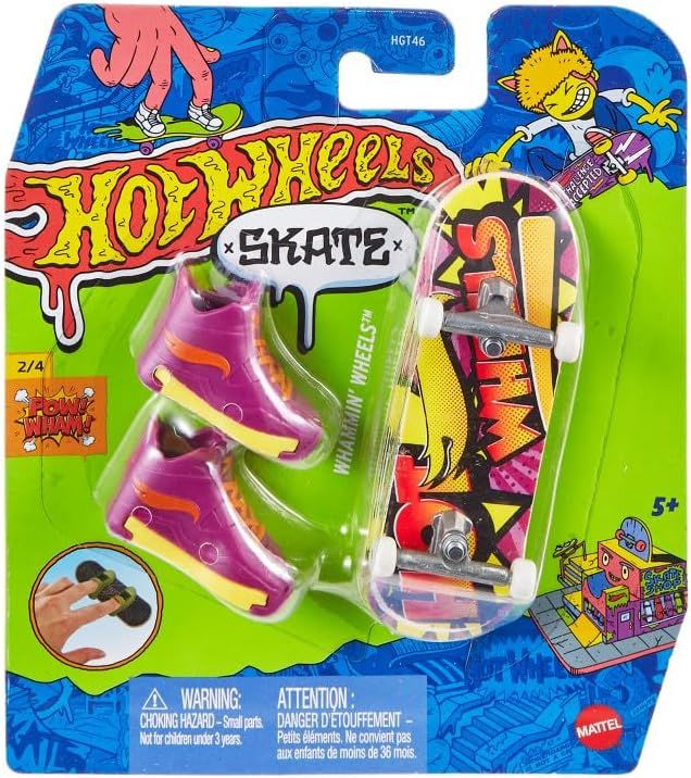 Hot Wheels Skate Parmak Kaykay ve Ayakkabı Paketleri HVK08