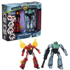 Transformers EarthSpark Terran Twitch ve Robby Malto İkili Aksiyon Figürü Seti F8438