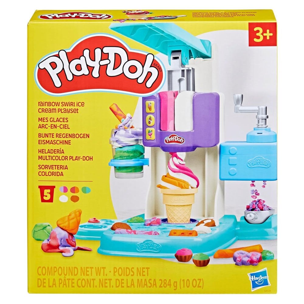 Play Doh Rainbow Swirl İce Cream Playset G0028