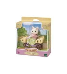 Sylvanian Families Çiçekli Kedi Anne ve Bisikleti 5680
