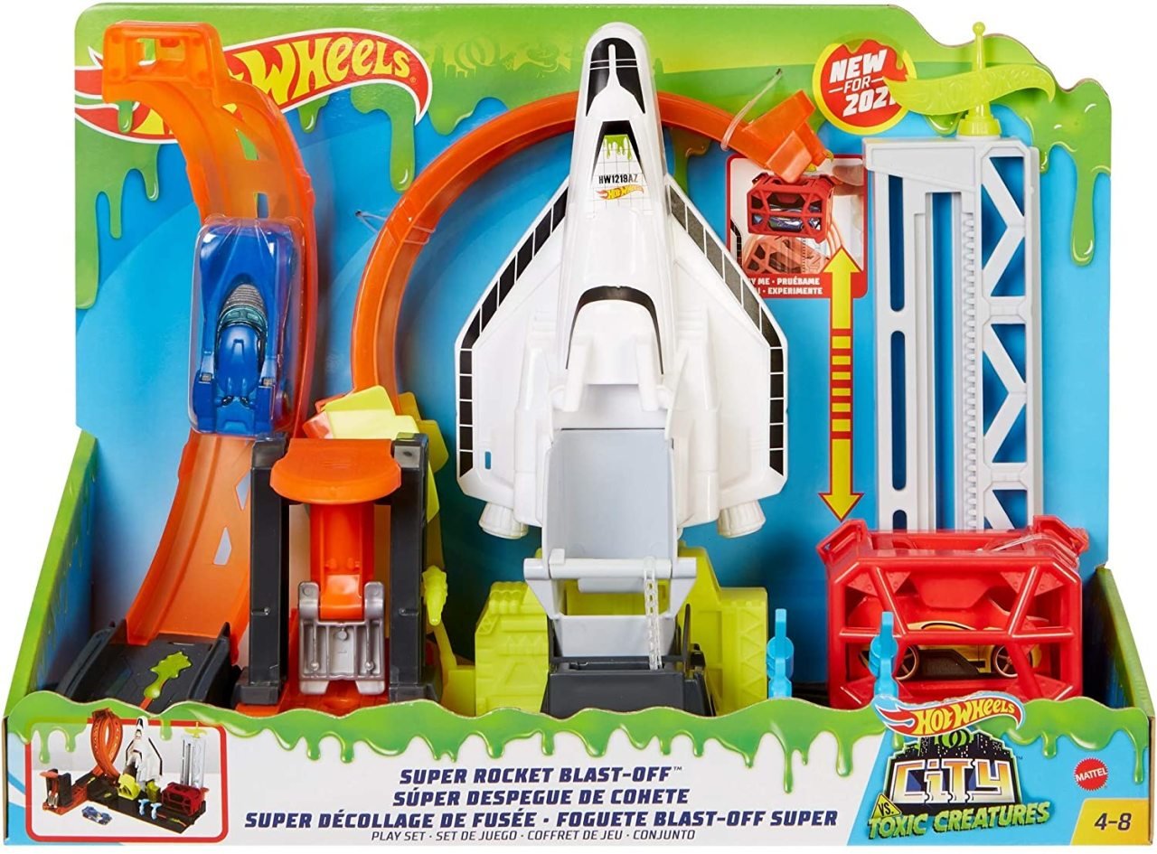 Hot Wheels Tekerlekli Yarış Dünyası Oyun Seti - Roket Temalı-GTT75