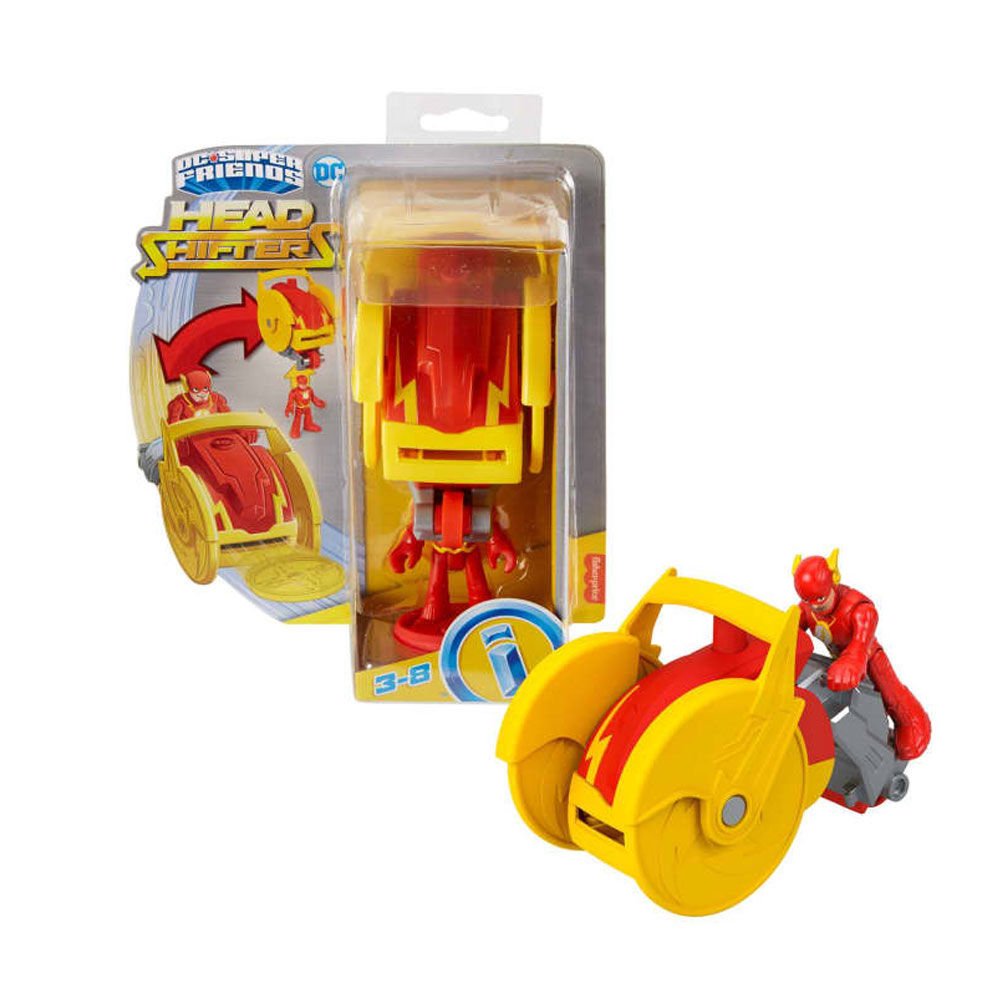 Imaginext DC Super Friends Head Shifters  Flash HGX94