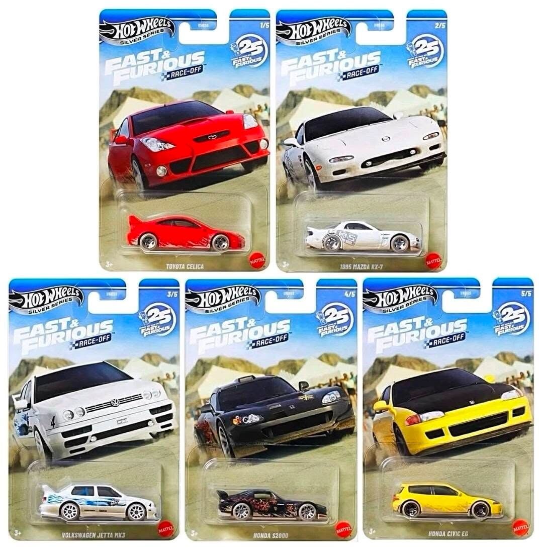 Hot Wheels Fast & Furious Temalı Arabalar 5'li Set HNR88