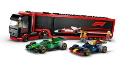 LEGO City RB20 ve AMR24 F1 Arabalı F1 Kamyonu 60445