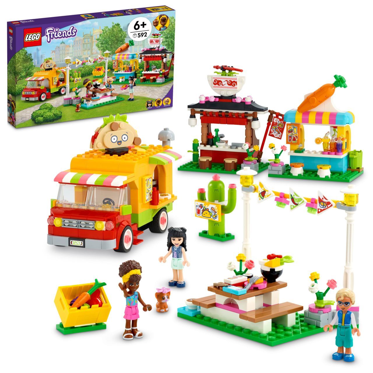 LEGO Friends Sokak Lezzetleri Pazarı Yapım Seti 41701