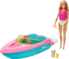 Barbie Bebek ve Teknesi Oyun Seti GRG30