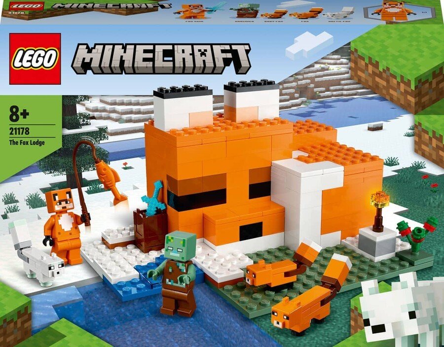 LEGO Minecraft Tilki Kulübesi 21178
