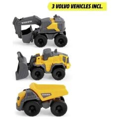 Dickie Toys Volvo Mikro Yapım İstasyonu Montajlı Araba Durağı