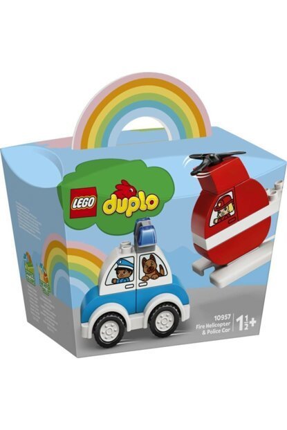 Lego Duplo İtfaiye Helikopter ve Polis 10957