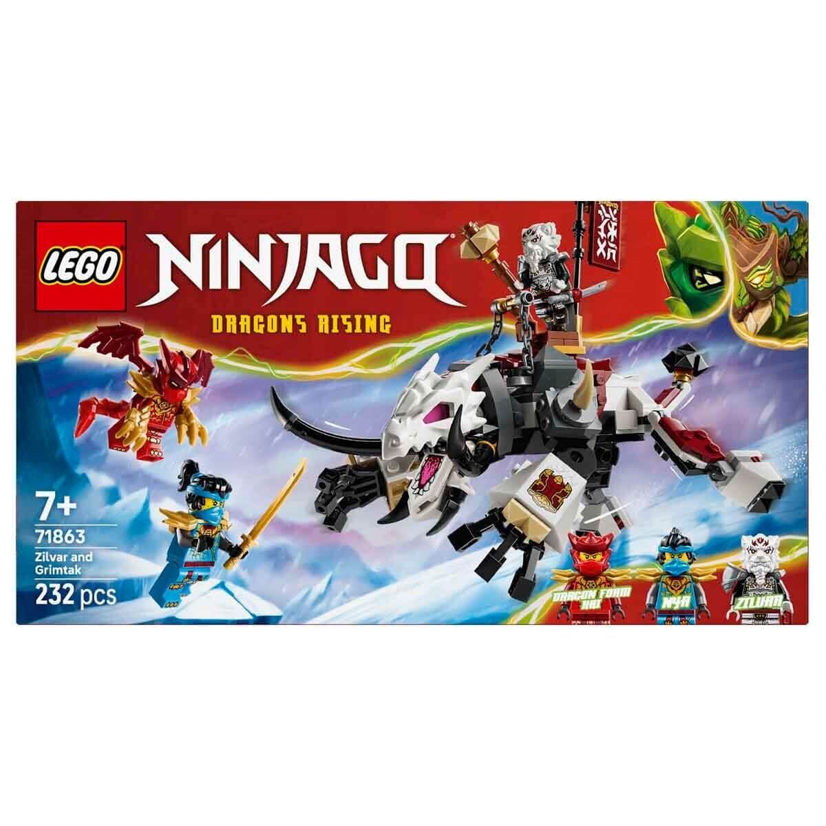 LEGO NINJAGO Zilvar ve Ejderha Canavar Grimtak 71863