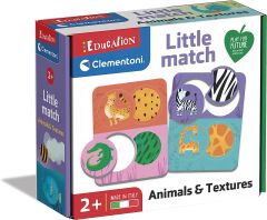 Clementoni Little Match Hayvanlar ve Dokular 16719
