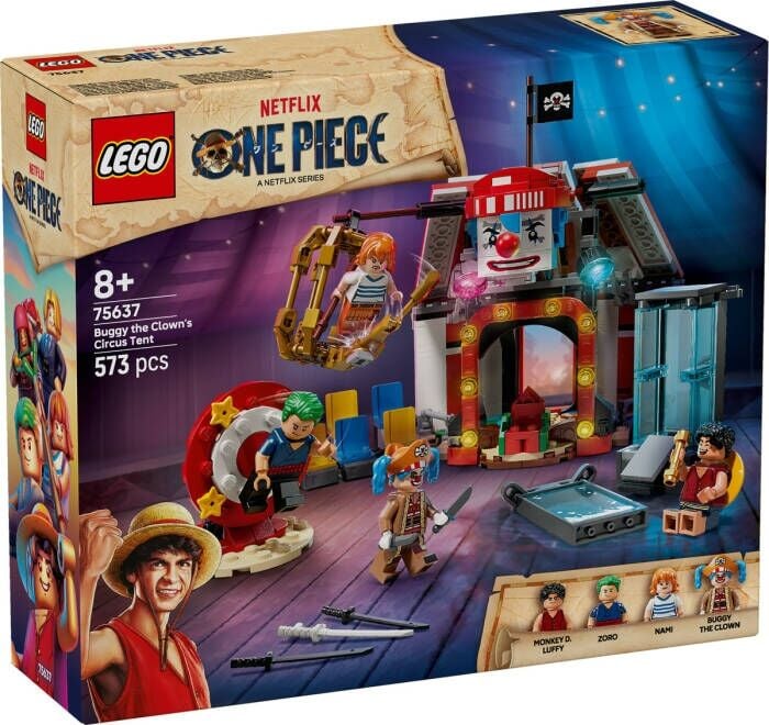 LEGO ONE PIECE Palyaço Buggy'nin Sirk Çadırı Model Yapım Seti 75637