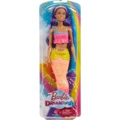Barbie Dreamtopia Denizkızı Barbie Bebekler FJC89-FJC90
