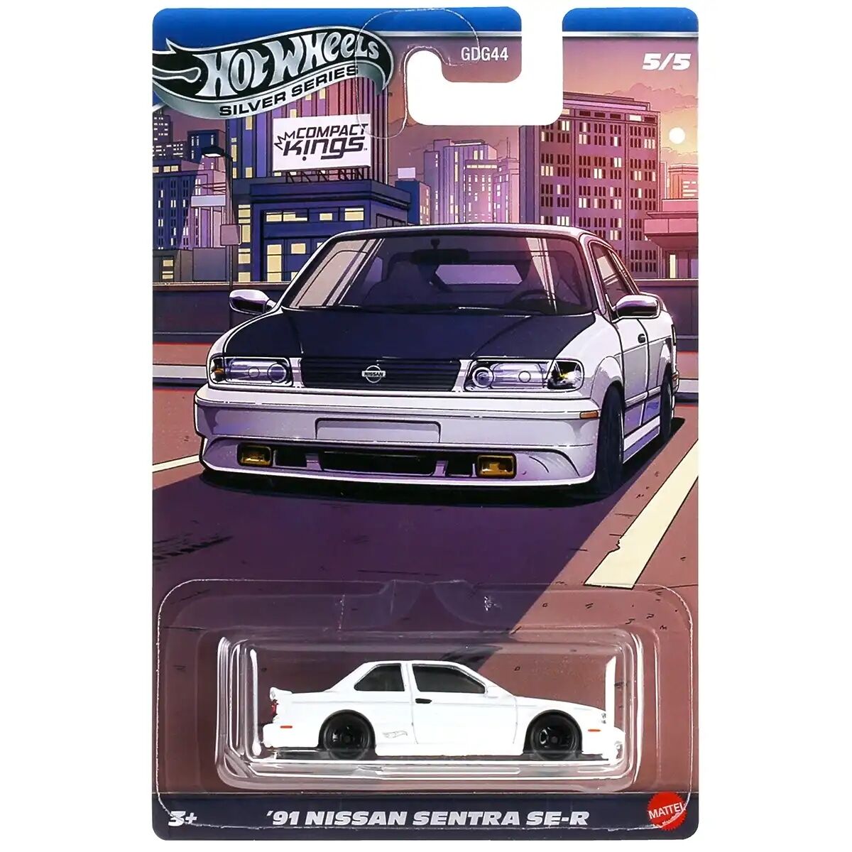 Hot Wheels Silver Series Compact Kings ’91 Nissan Sentra SE-R JKX60