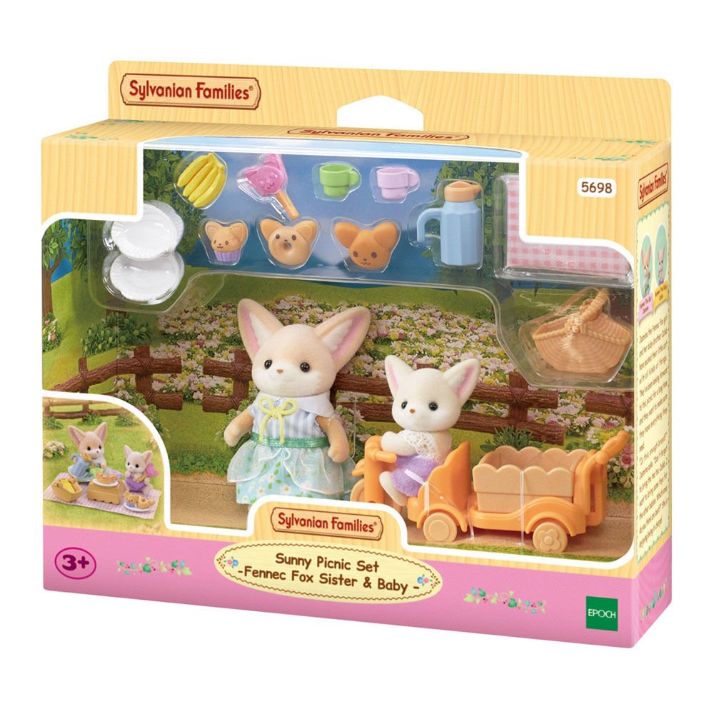Sylvanian Families Piknik Seti Çöl Tilkisi Kız ve Bebek 5698