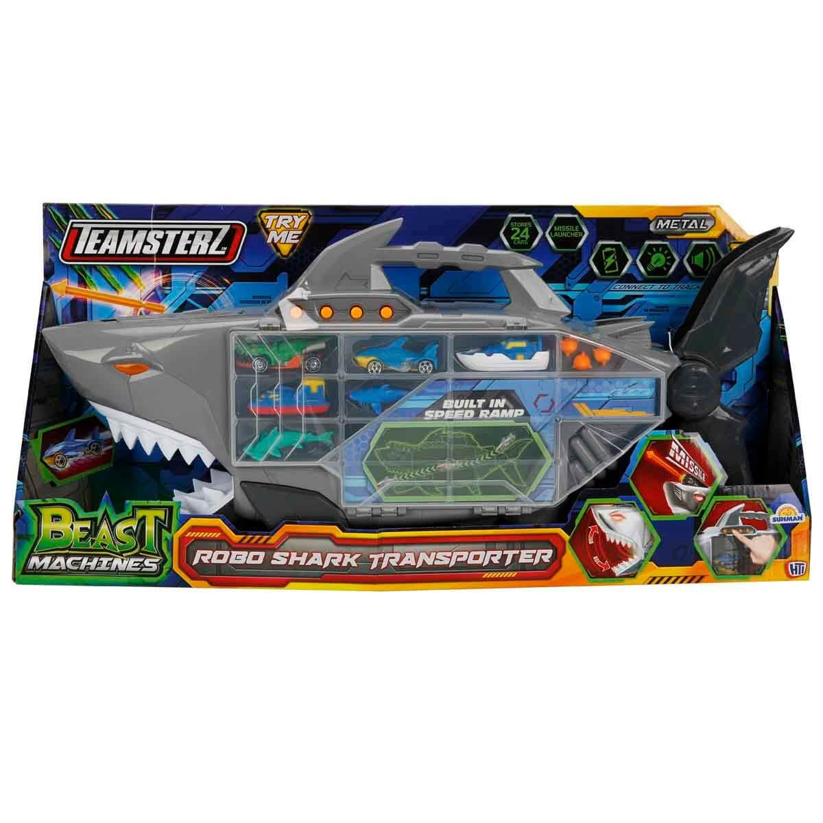 Sunman Teamsterz Beast Machines Robo Shark Çantalı Transporter