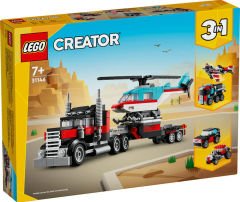 LEGO Creator Helikopterli Açık Kasa Kamyon 31146