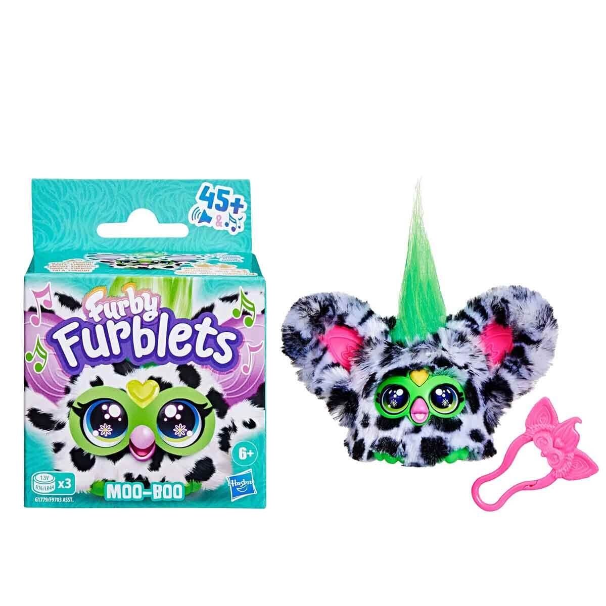 Furby Furblets MOO-BOO Sesli Mini Peluş Oyuncak G1779