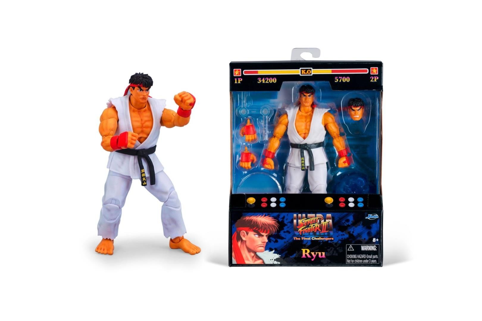 Jada Street Fighter II Ryu Figür 15 cm