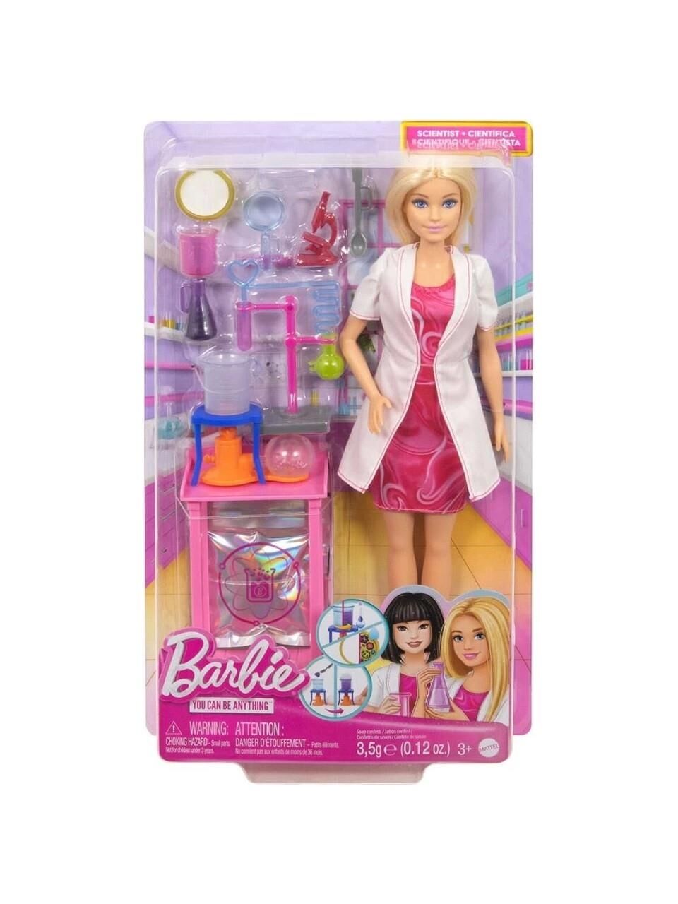 Barbie Kariyer Oyun Setleri Bilim Uzmanı ve Aksesuarları JCR70