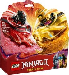 LEGO NINJAGO Ejderha Spinjitzu Savaş Paketi Aksiyon Oyuncağı Seti 71826