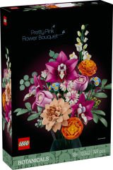 LEGO Botanicals Pembe Çiçek Buketi Dekoratif Çiçek 10342