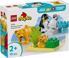 LEGO DUPLO Kasabası Vahşi Hayvan Aileleri Penguenler ve Aslanlar10442