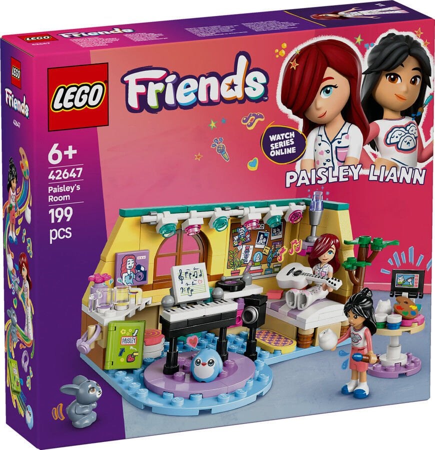 LEGO Friends Paisley’nin Odası Yaratıcı Oyun Seti 42647