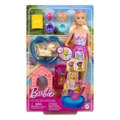 Barbie Köpekçikle Havuz Partisi Oyun Seti JBF35