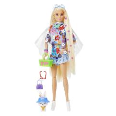 BARBİE EXTRA  MAVİ ETEKLİ BEBEK HDJ45