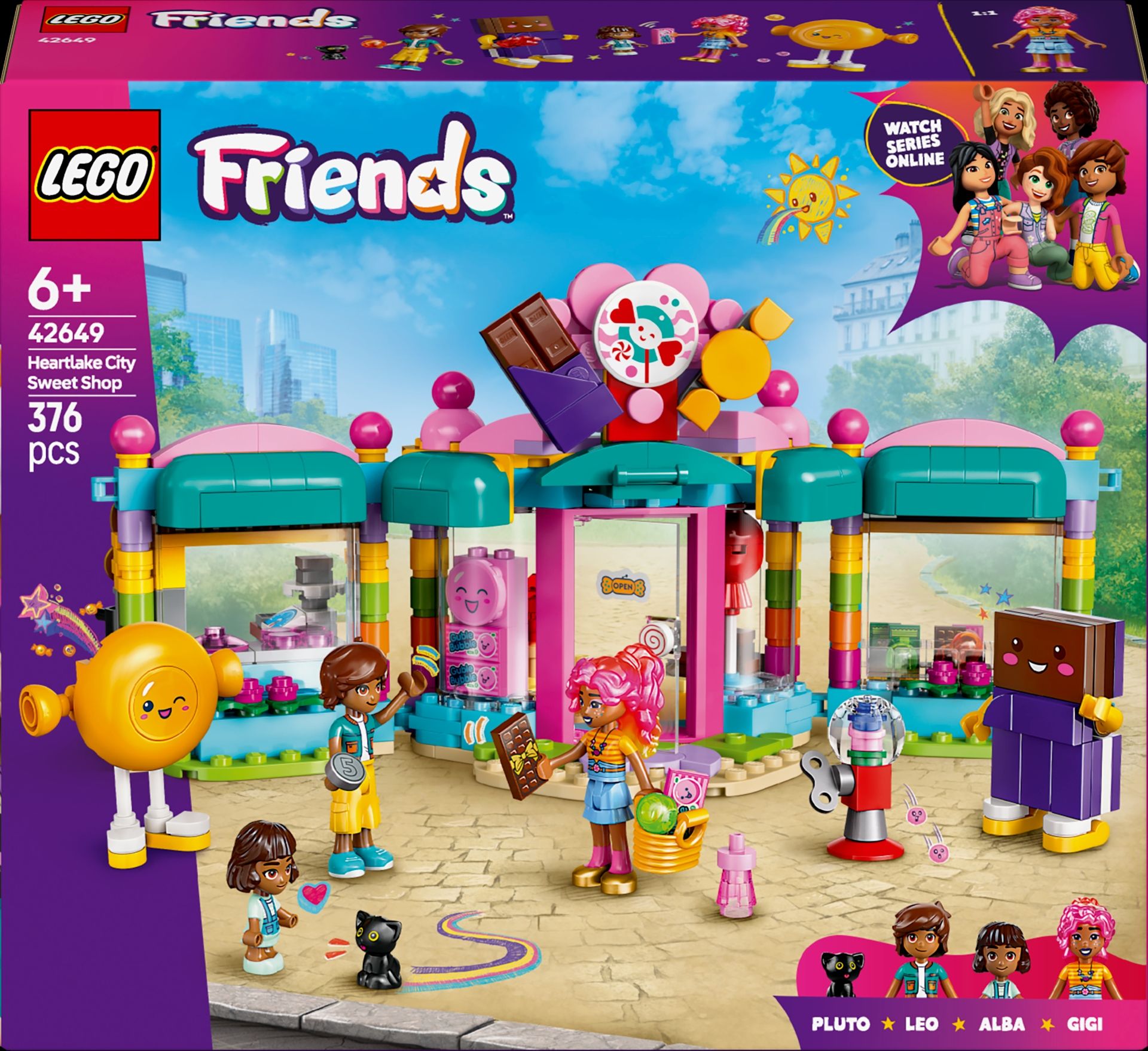 LEGO Friends Heartlake City Şekerci Dükkanı Rol Yapma Oyun Seti 42649