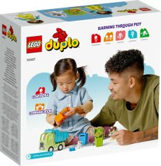 LEGO  DUPLO Kasabası Geri Dönüşüm Kamyonu 10987