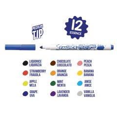 Carioca KOKULU KEÇELİ BOYA KALEMİ 12'Lİ