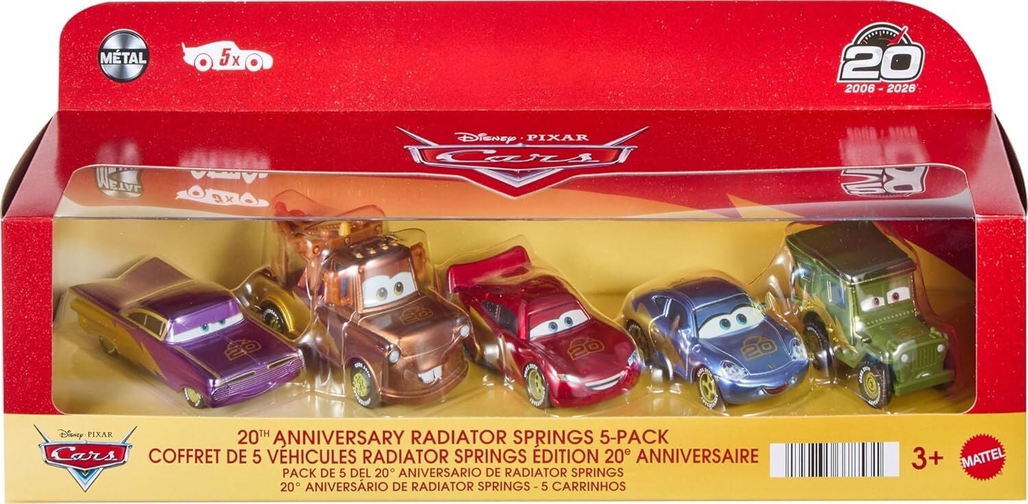 Cars Arabalar 20. Yıl Dönümü 5'li Paket JMJ85