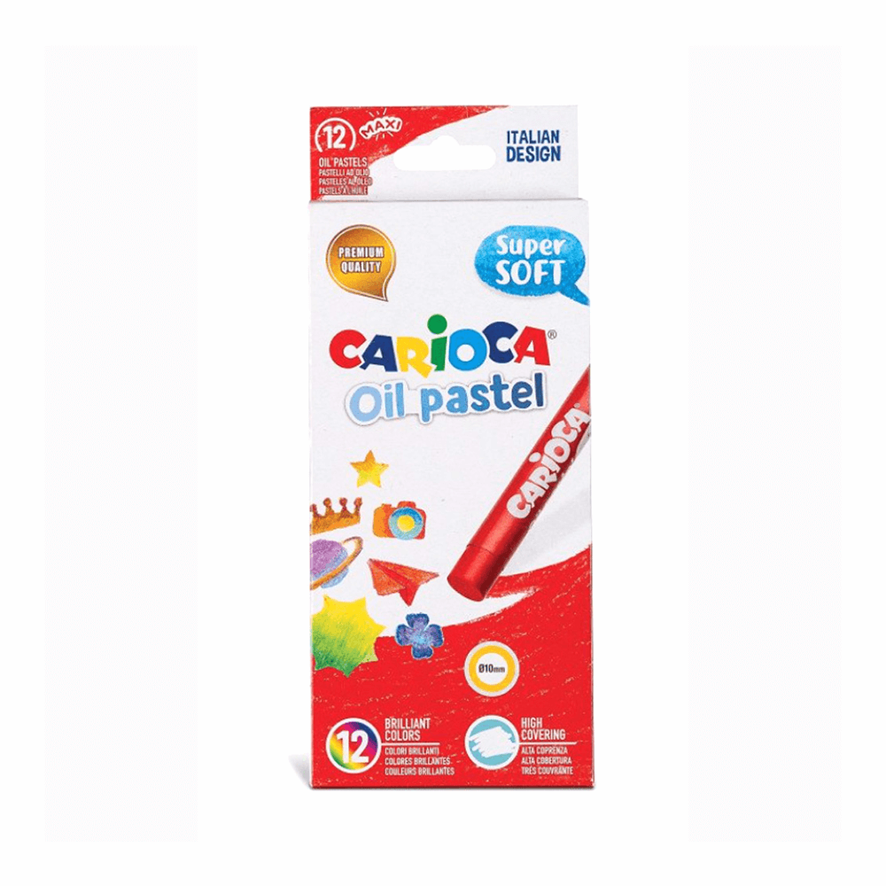 CARİOCA YAĞLI PASTEL BOYA KALEMİ 12'Lİ