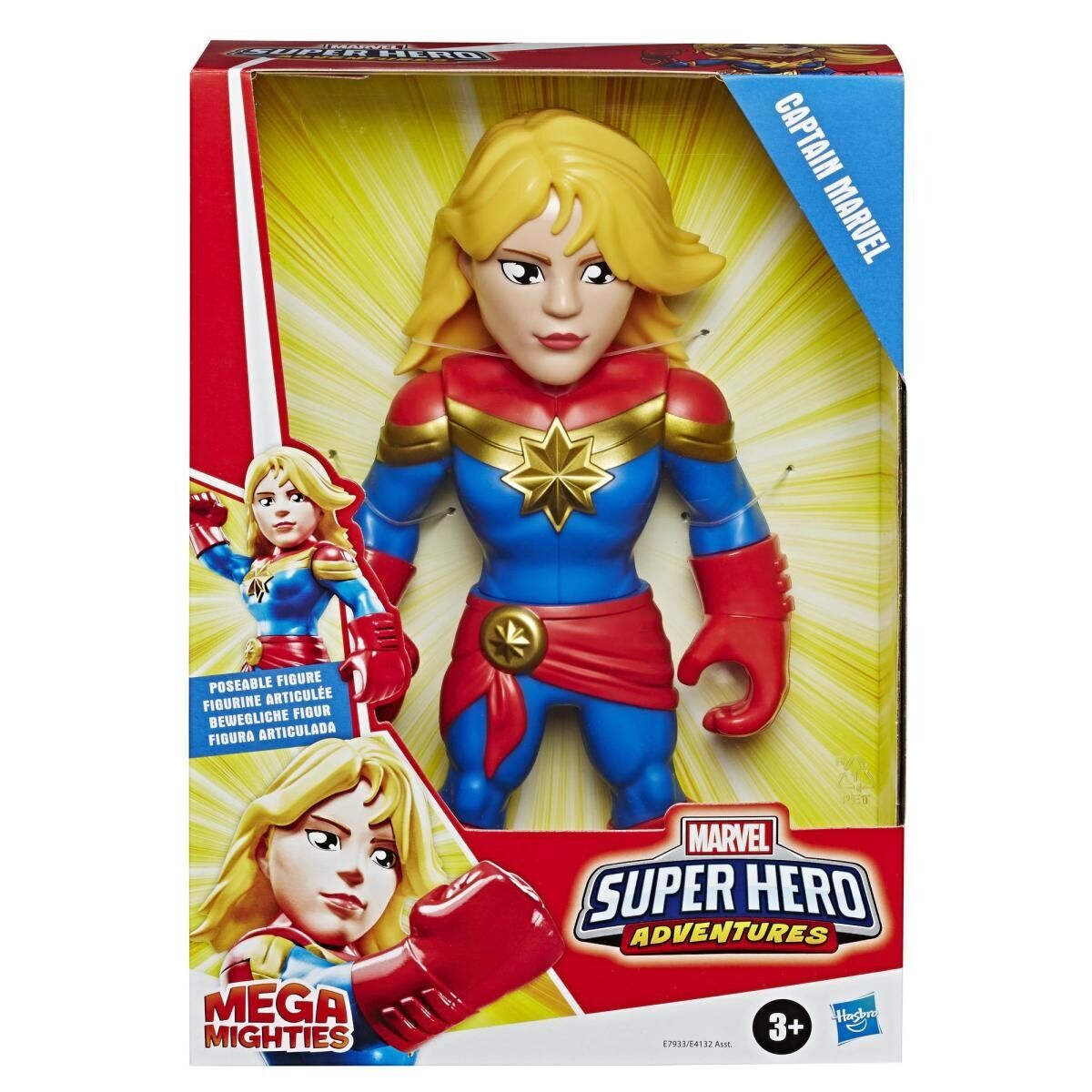 Mega Mighties Figür  Captain Marvel E7933