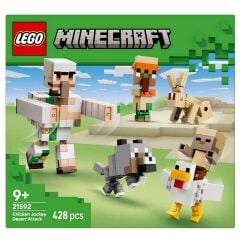 LEGO Minecraft Tavuk Jokey Çöl Saldırısı 21592