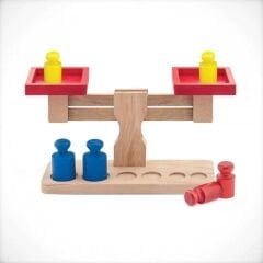 PLAYWOOD AHŞAP TERAZİ OYUNU 7 PARÇA