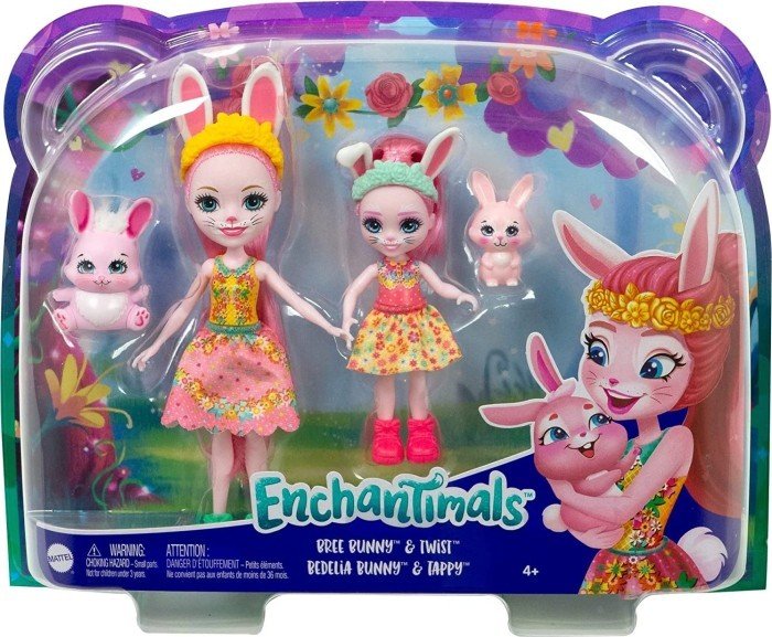 ENCHANTİMALS KIZ KARDEŞ BEBEKLER SERİSİ HCF84