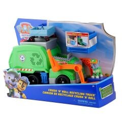 Paw Patrol Rocky ile Crush N Roll Geri Dönüşüm Kamyonu 6071248