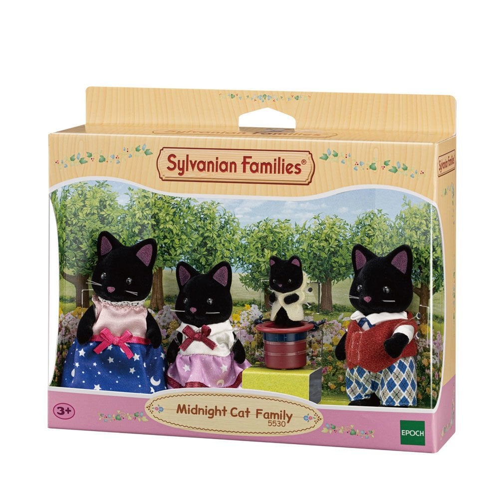 Sylvanian Families Kara Kedi Ailesi 5530