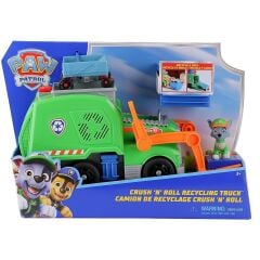 Paw Patrol Rocky ile Crush N Roll Geri Dönüşüm Kamyonu 6071248