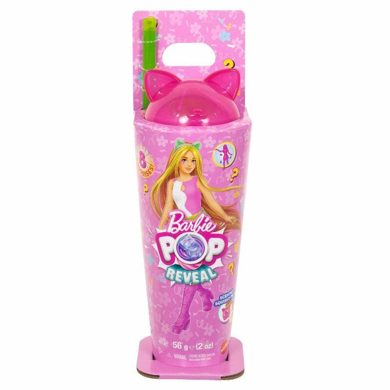 Barbie Pop Reveal Shake Serisi Pembe Kedi JCN88